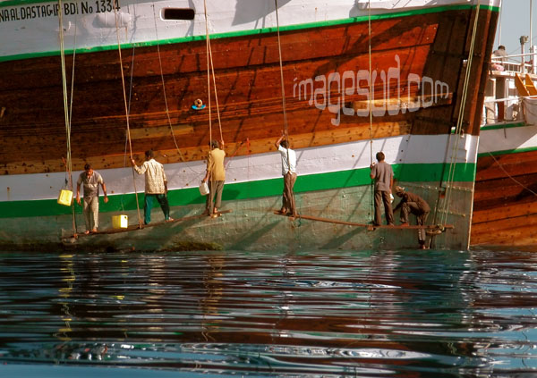 voilier traditionnel : boutre de la Mer Rouge