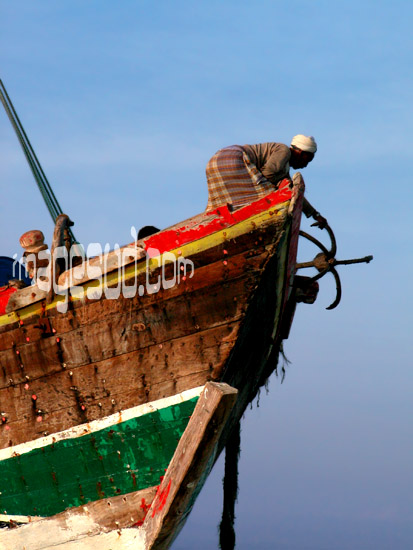 voilier traditionnel : boutre de la Mer Rouge