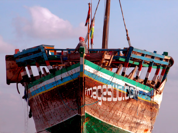 voilier traditionnel : boutre de la Mer Rouge
