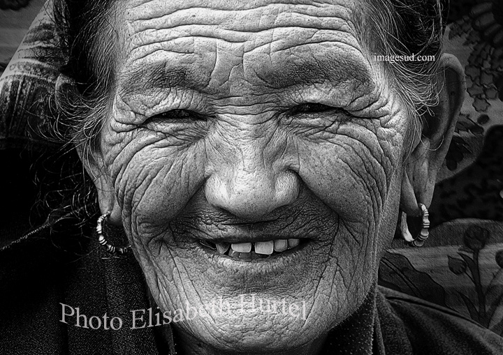 Visage de femme, Tibet