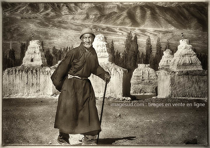 Himalaya, photo vintage sepia